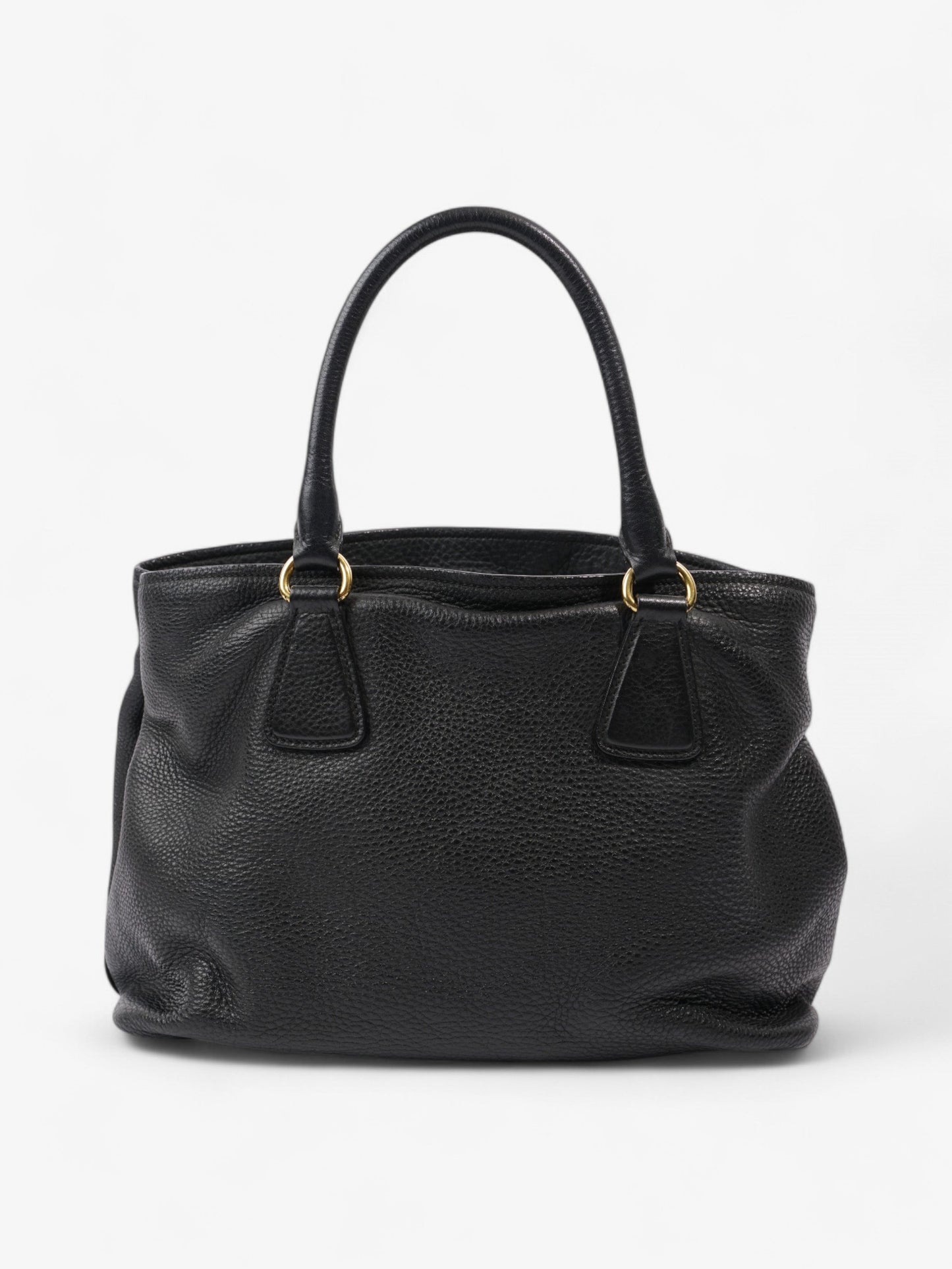 Prada Daino Tote Black Calfskin Leather
