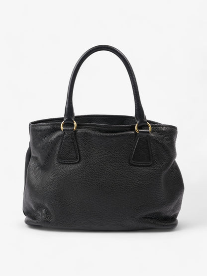 Prada Daino Tote Black Calfskin Leather