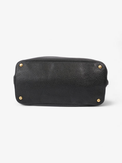 Prada Daino Tote Black Calfskin Leather
