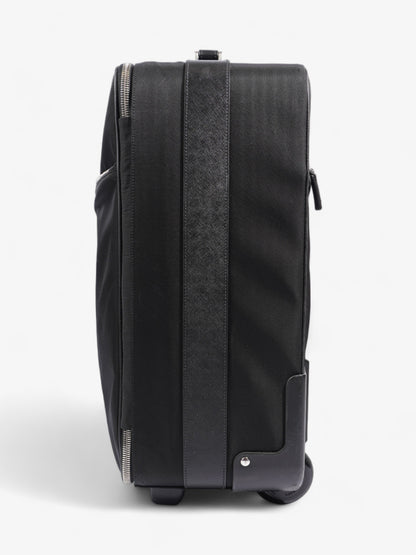 Prada Carry On Trolley Suitcase Black Re Nylon