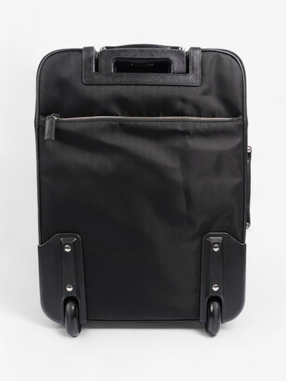 Prada Carry On Trolley Suitcase Black Re Nylon