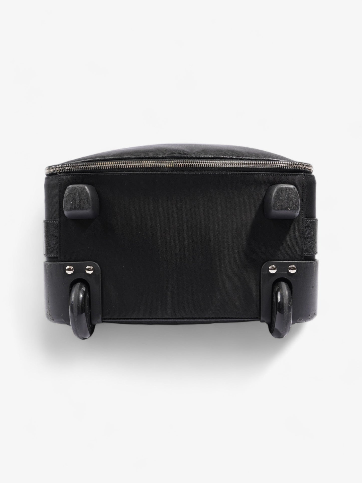 Prada Carry On Trolley Suitcase Black Re Nylon