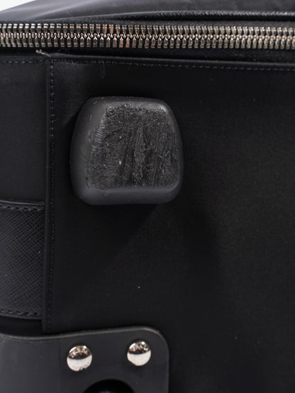 Prada Carry On Trolley Suitcase Black Re Nylon