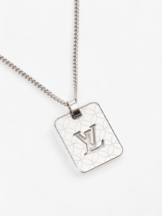 Louis Vuitton Champs Elysses Necklace Silver Stainless Steel