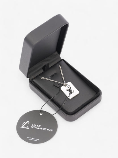 Louis Vuitton Champs Elysses Necklace Silver Stainless Steel