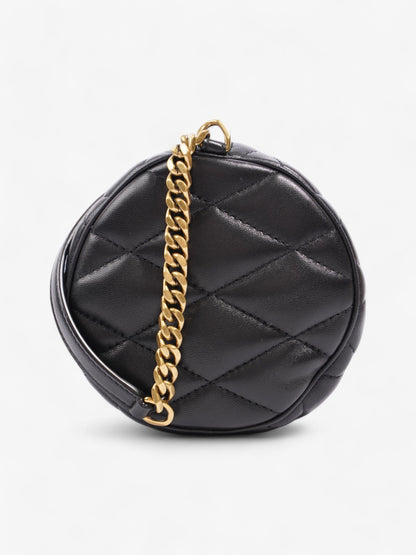 Saint Laurent Sade Tube Bag Black Lambskin Leather Small