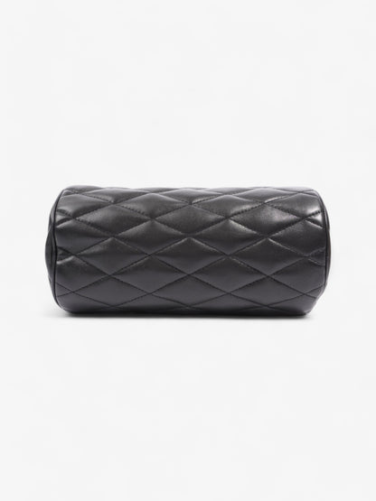 Saint Laurent Sade Tube Bag Black Lambskin Leather Small