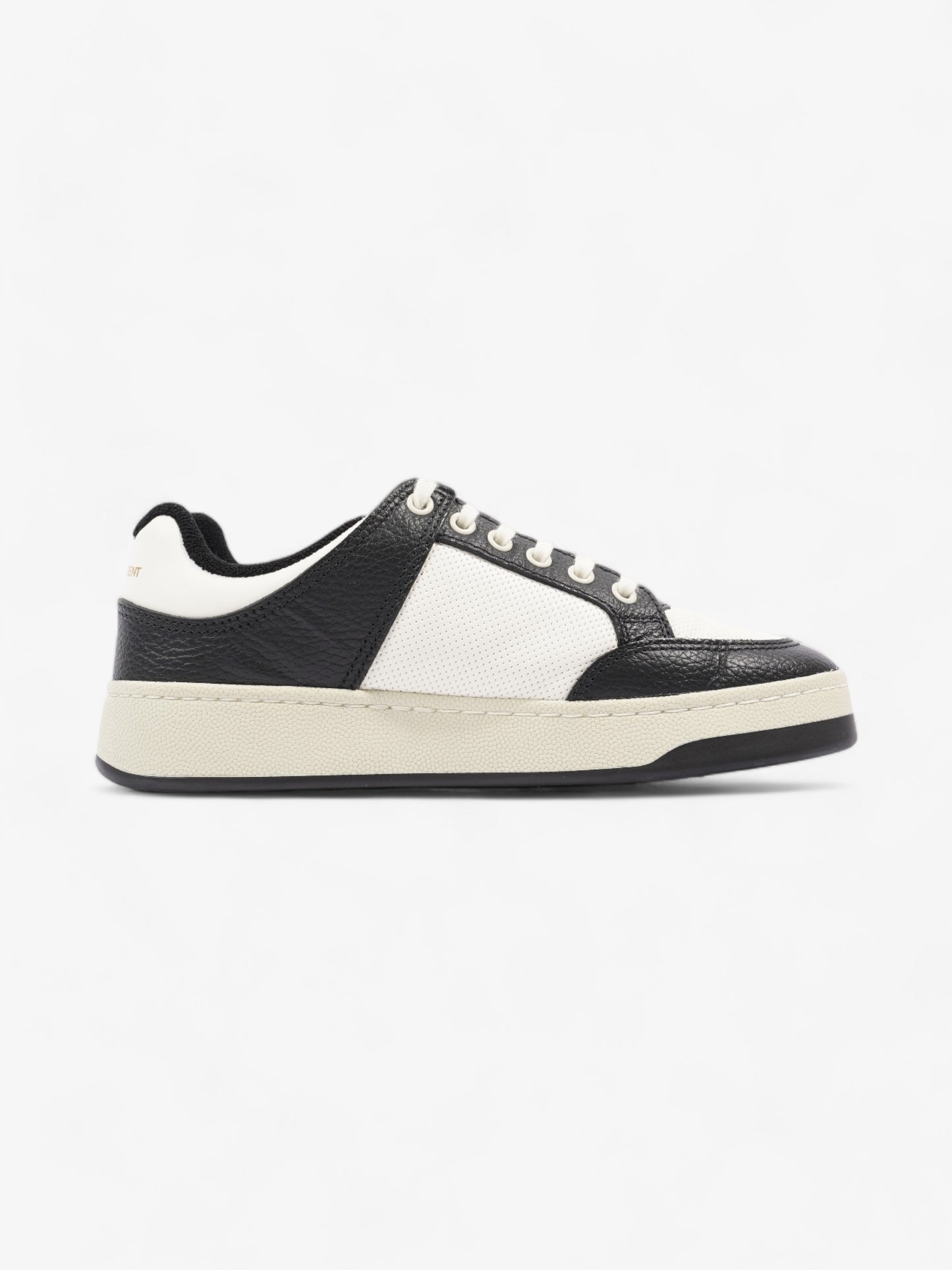 Saint Laurent SL61 Low Sneakers Black / White Leather EU 38 UK 5
