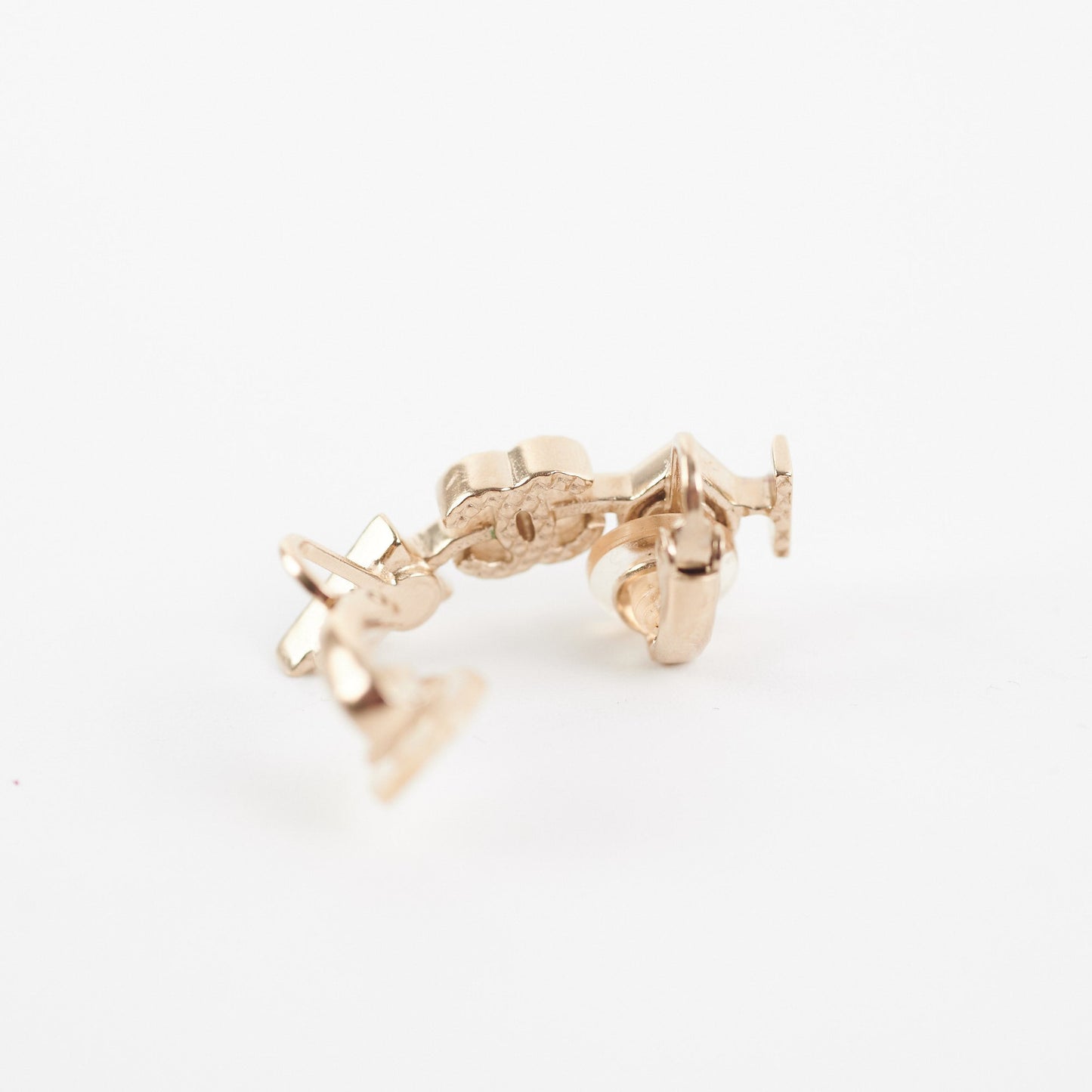 Chanel Earrings Clip Heart (Costume Jewellery)