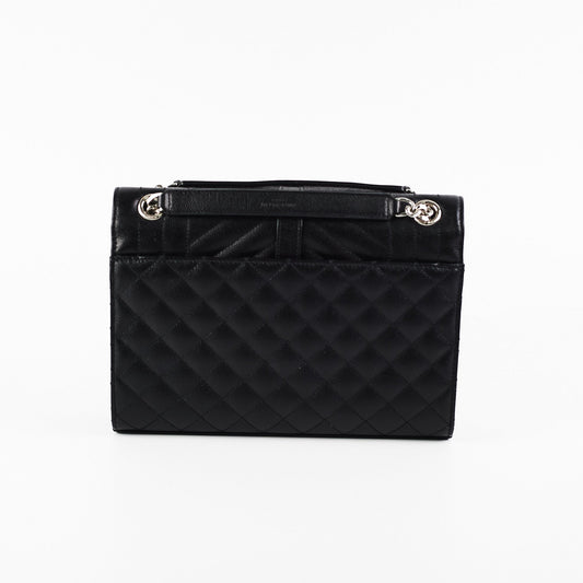 Saint Laurent Medium Black Envelope Shoulder Bag
