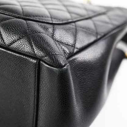 Chanel Black Caviar Grand Shopping Tote GST