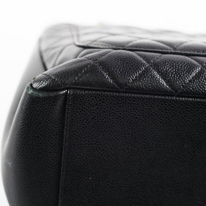 Chanel Black Caviar Grand Shopping Tote GST