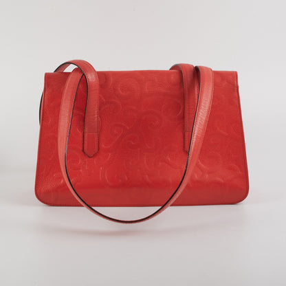 Saint Laurent Vintage Red Shoulder Bag
