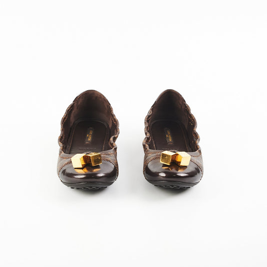 Louis Vuitton Lovely Ballerina Flap Shoes 36.5