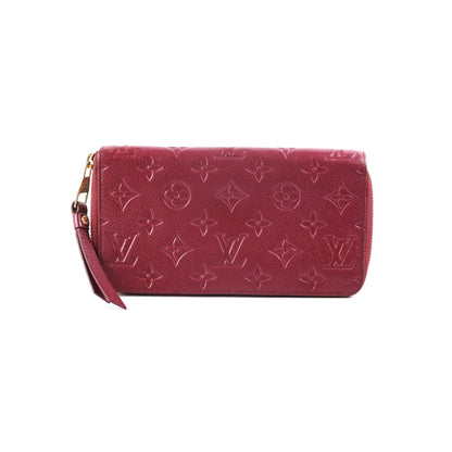 Louis Vuitton Long Wallet Burgundy Empreinte Leather