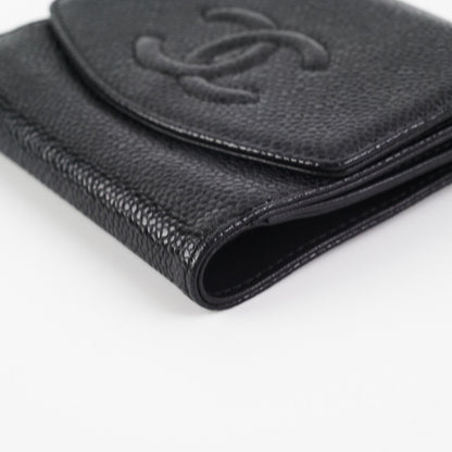 Chanel Caviar Timeless Wallet Black