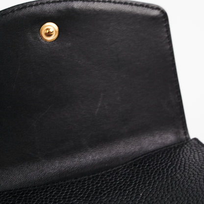 Chanel Caviar Timeless Wallet Black
