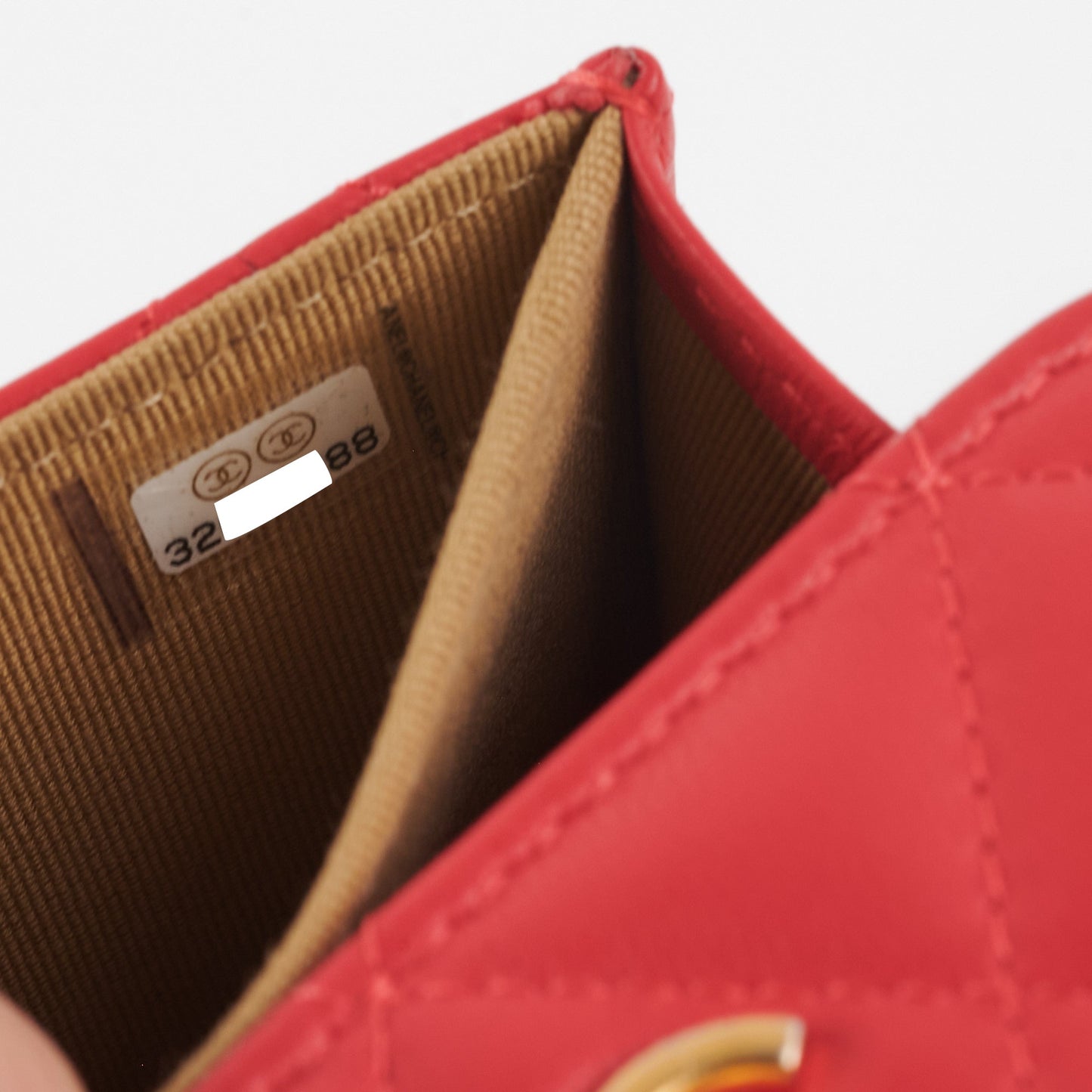 Chanel Micro Bag Pearl Crush Red