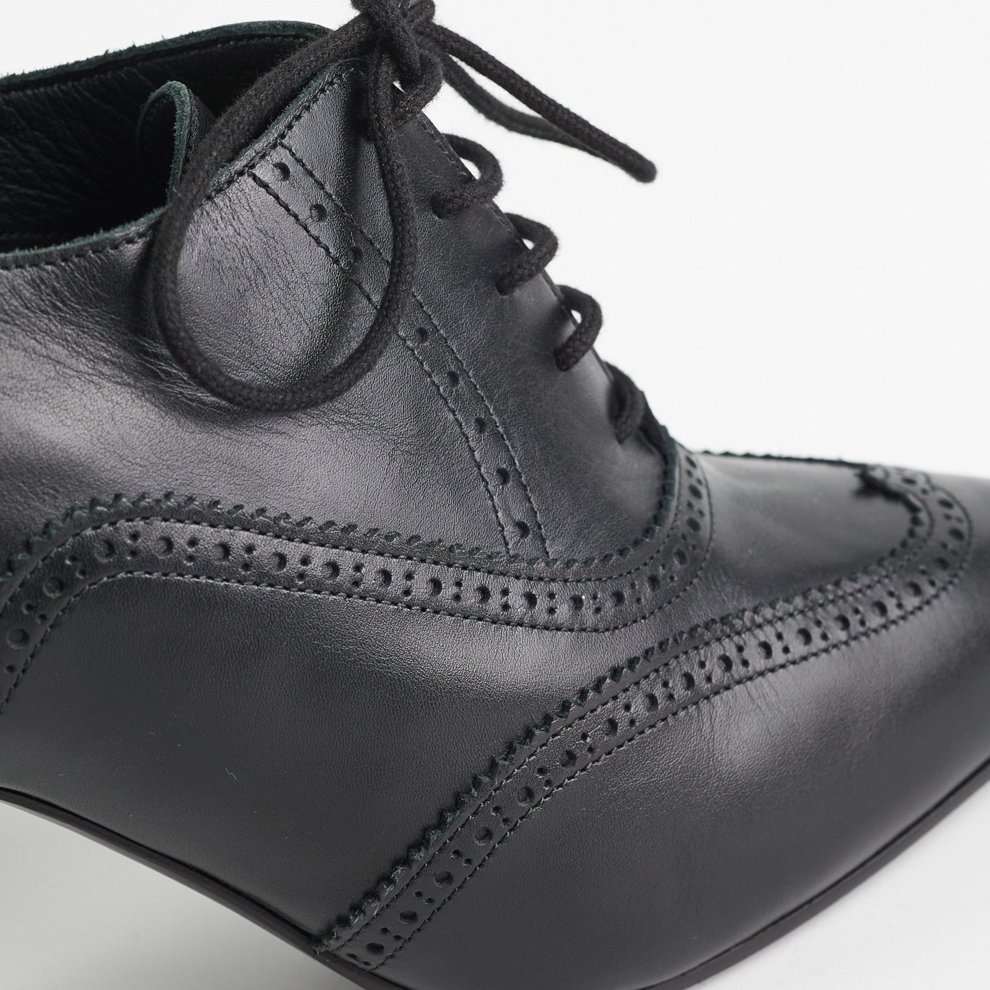 Chanel Black Lace up Boots (Size 40 1/2)