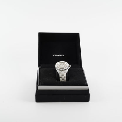 Chanel J12 White Watch 38MM Diamonds