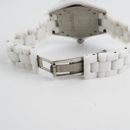 Chanel J12 White Watch 38MM Diamonds