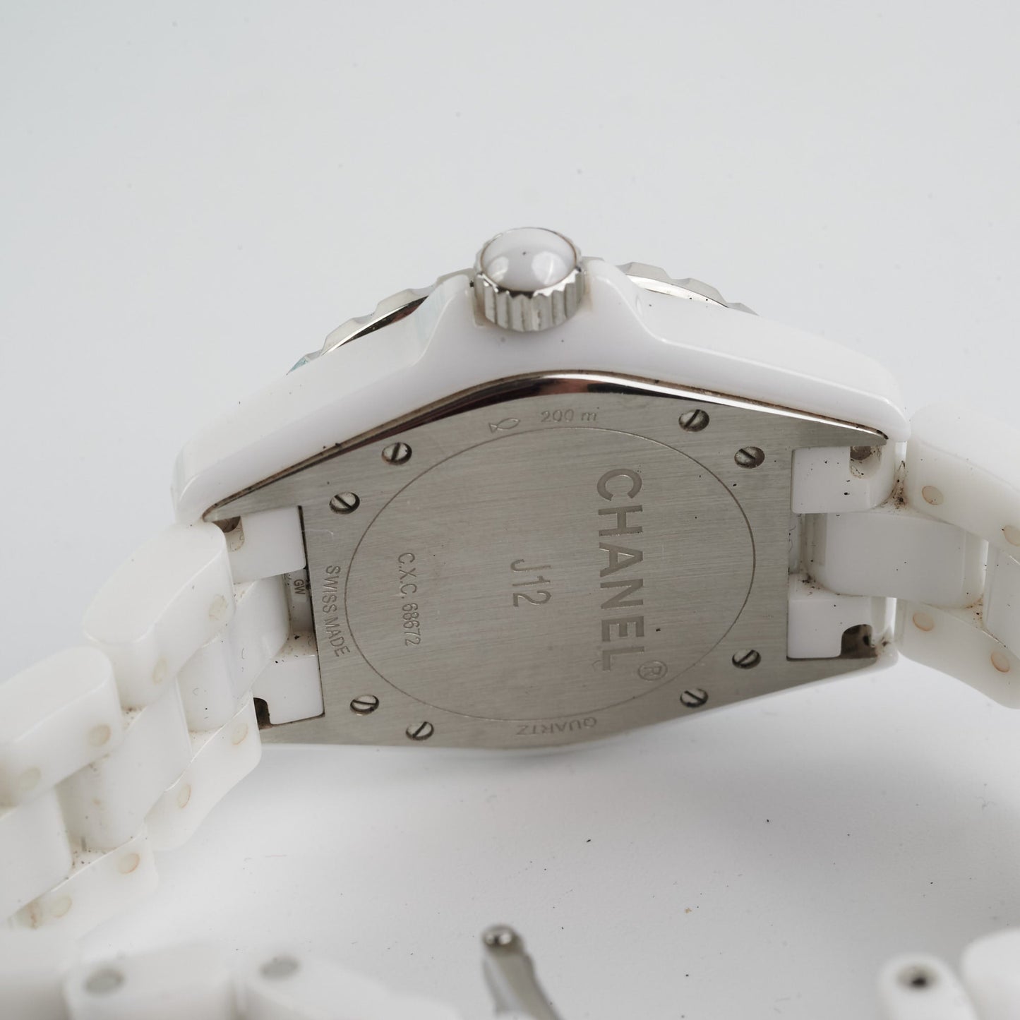 Chanel J12 White Watch 38MM Diamonds