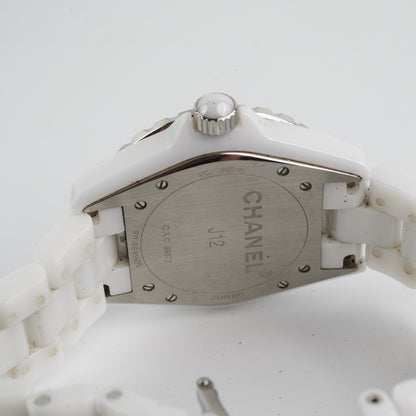 Chanel J12 White Watch 38MM Diamonds