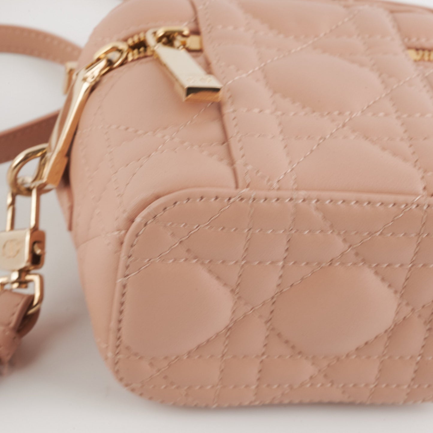 Dior Micro Lady Dior Vanity Case Rose des Vents Pink