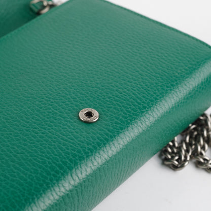 Gucci Dionysus Wallet On Chain Green