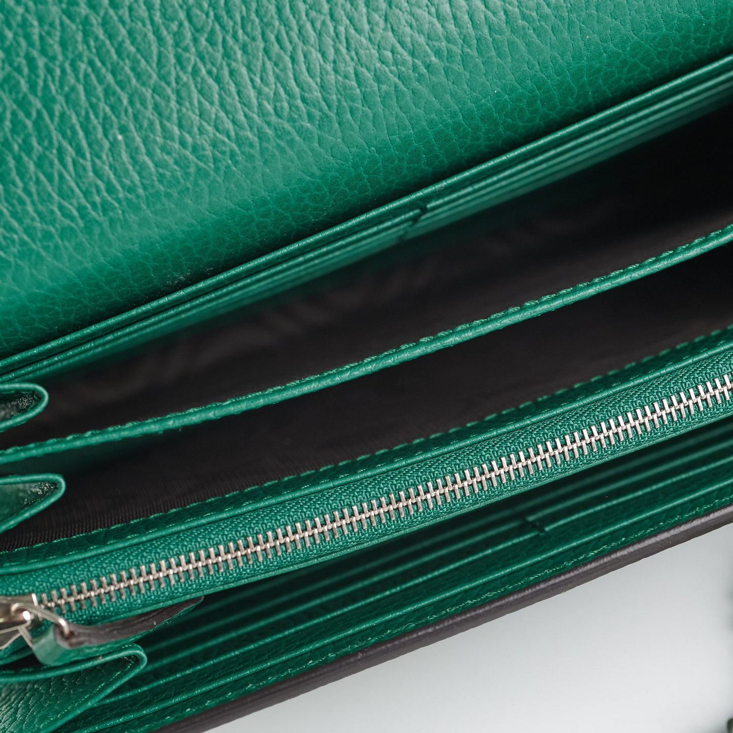 Gucci Dionysus Wallet On Chain Green
