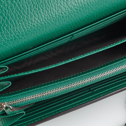 Gucci Dionysus Wallet On Chain Green