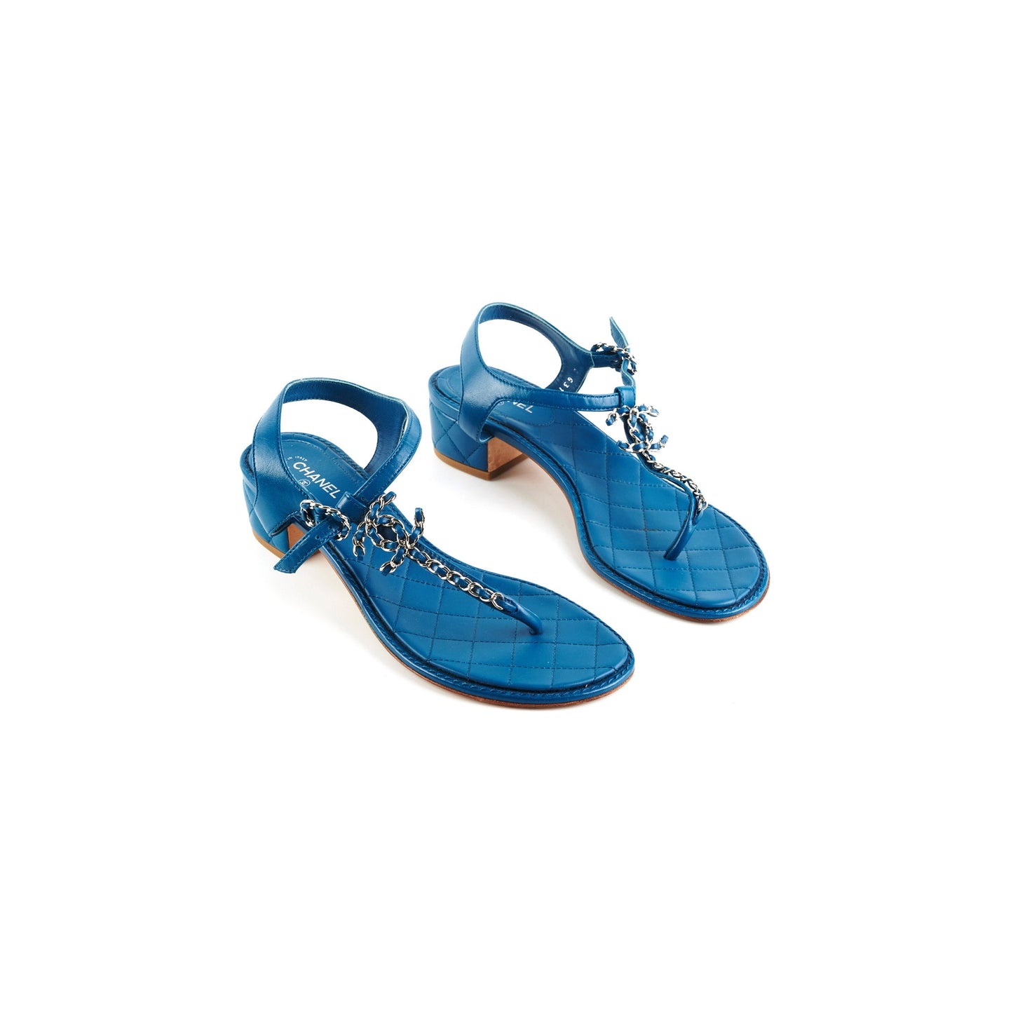 Chanel Sandals Blue (Size 39.5)