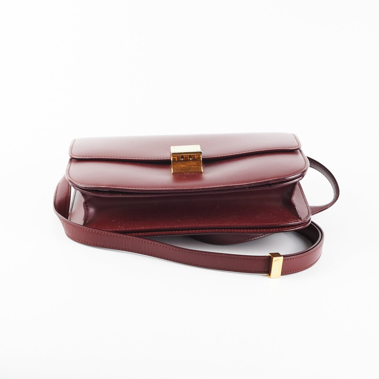 Celine Box Medium Burgundy