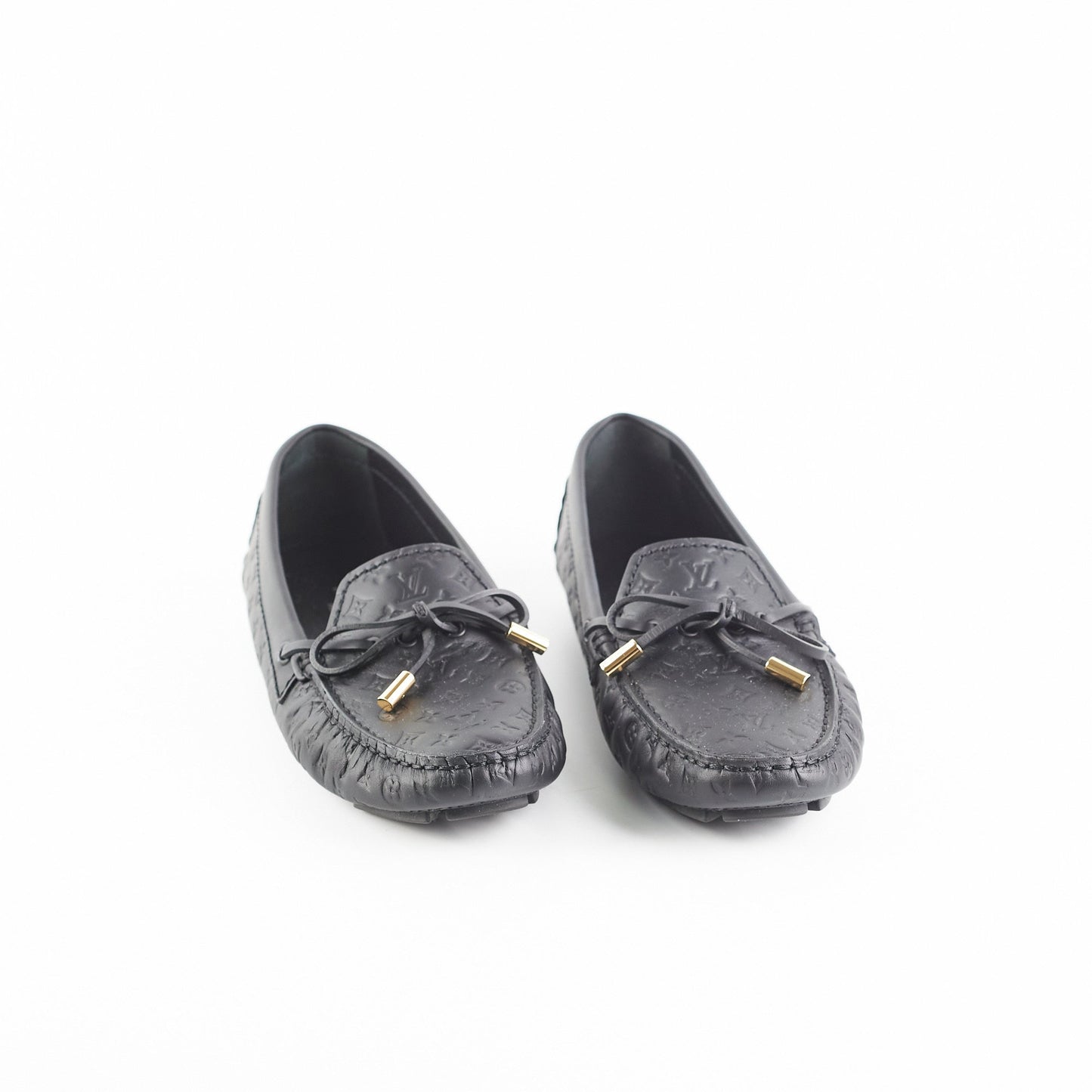 Louis Vuitton Gloria Flat Loafers Black (Size 38)