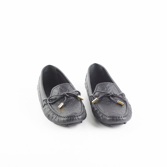 Louis Vuitton Gloria Flat Loafers Black (Size 38)