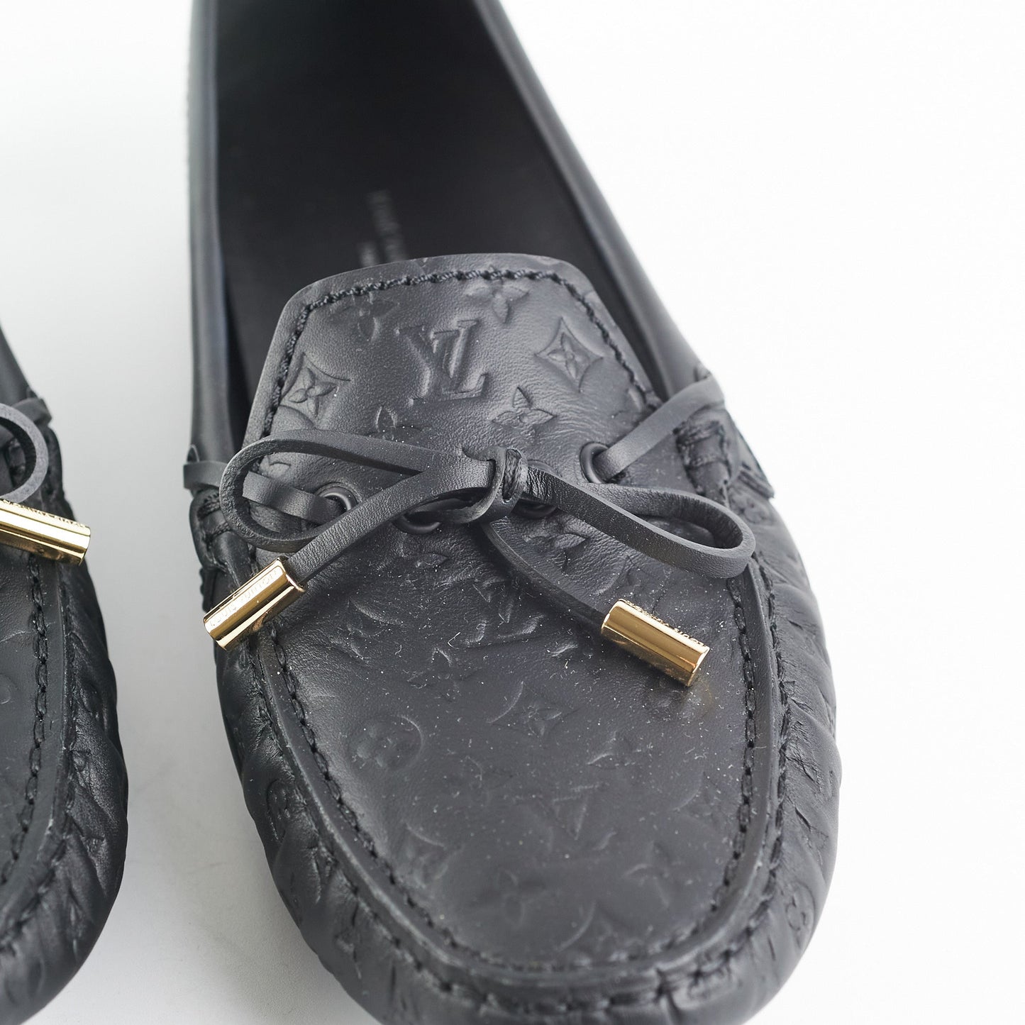 Louis Vuitton Gloria Flat Loafers Black (Size 38)