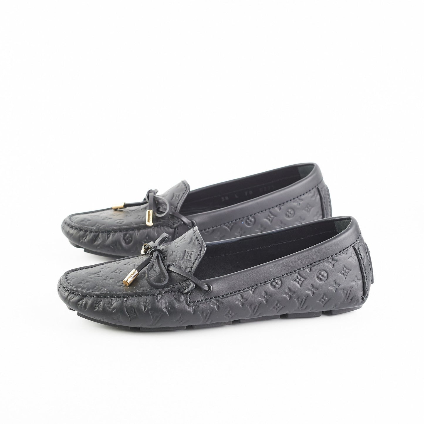 Louis Vuitton Gloria Flat Loafers Black (Size 38)