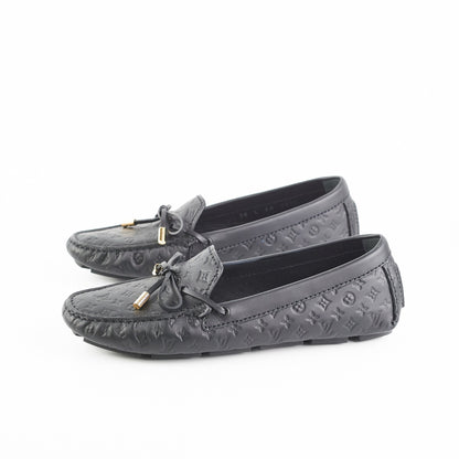Louis Vuitton Gloria Flat Loafers Black (Size 38)