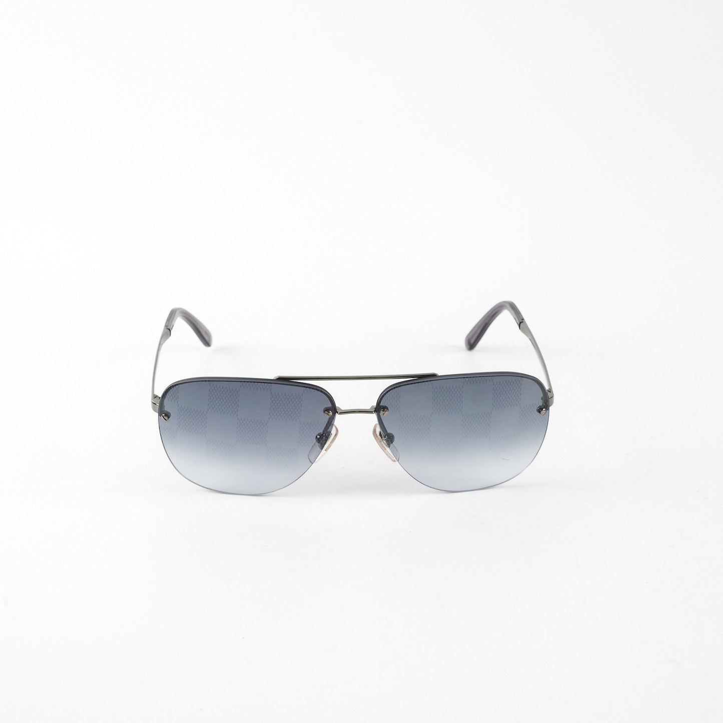 Louis Vuitton Sunglasses Aviator Grey Damier