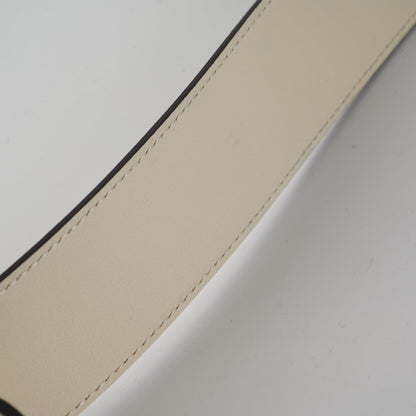 Gucci Marmont GG Belt Cream Size 85