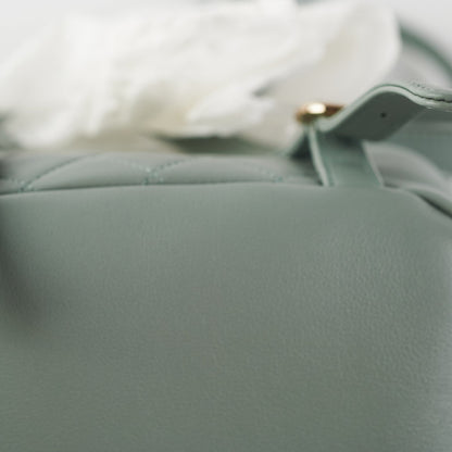 Chanel Mini Duma Backpack Grey/Blue (Microchip)