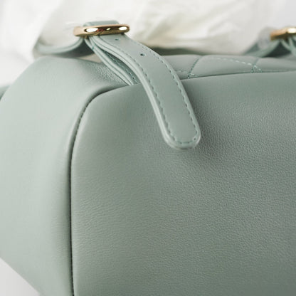 Chanel Mini Duma Backpack Grey/Blue (Microchip)