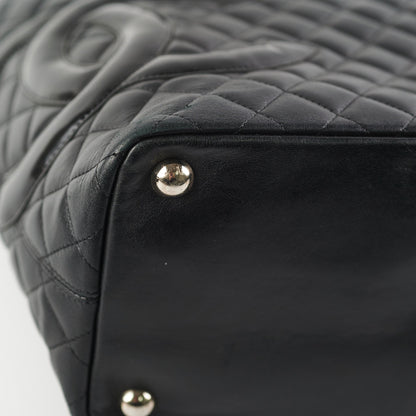 Chanel Cambon Black Lambskin Tote