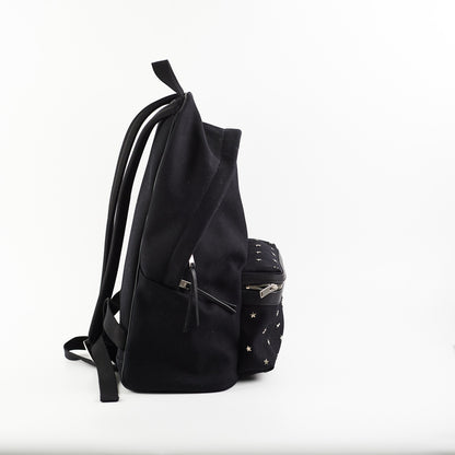 Saint Laurent Black Star Stud Backpack
