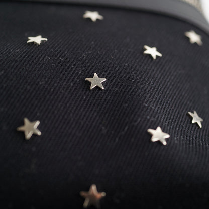 Saint Laurent Black Star Stud Backpack