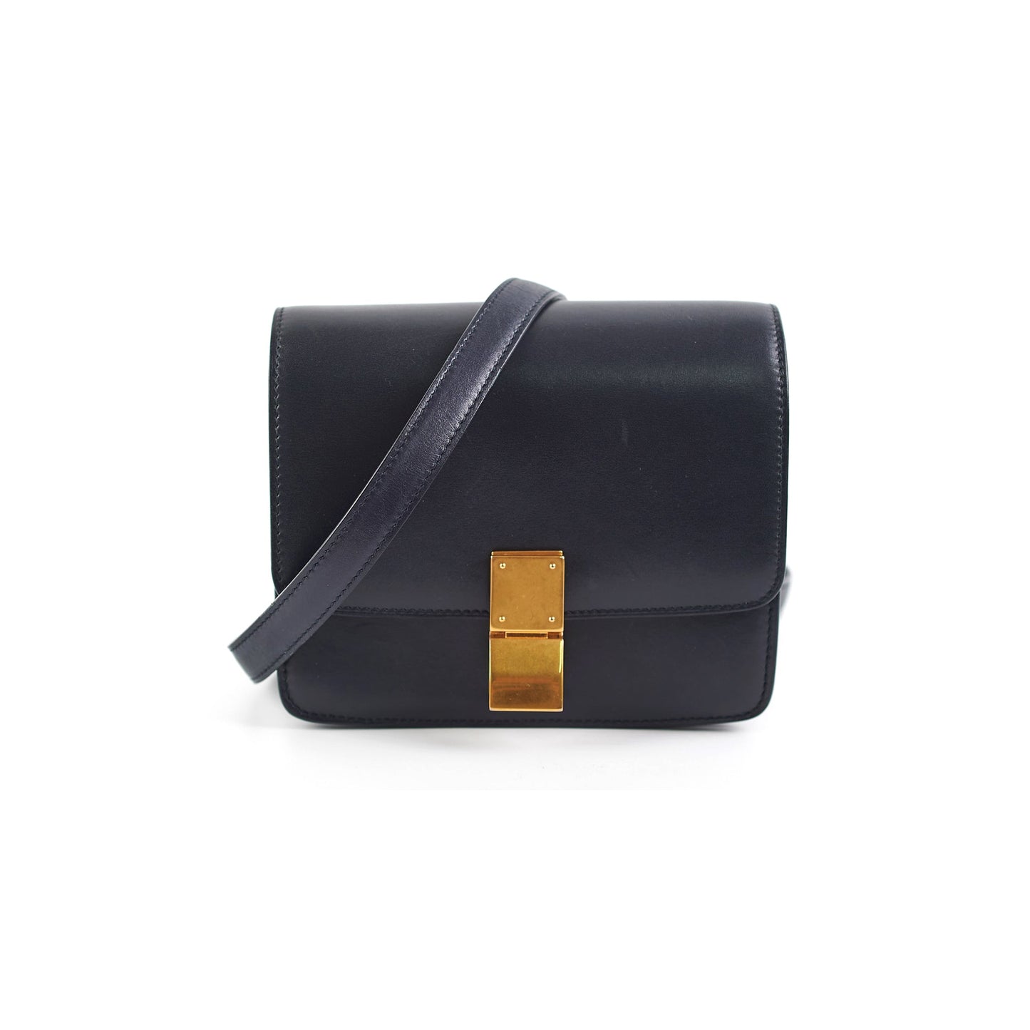 Celine Small Box Navy Blue