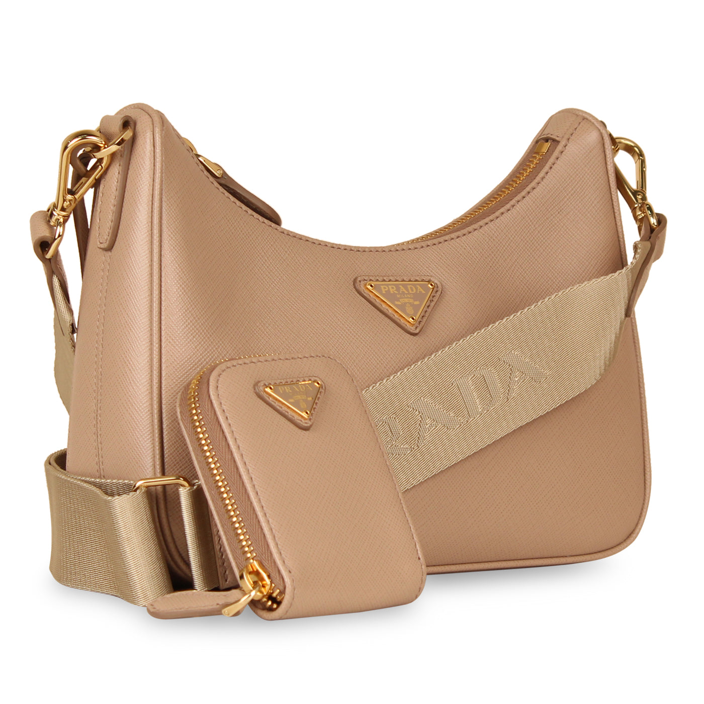 Prada Re-Edition 2005 - Nude Saffiano