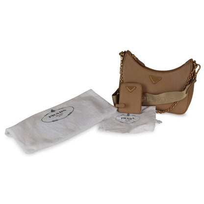Prada Re-Edition 2005 - Nude Saffiano