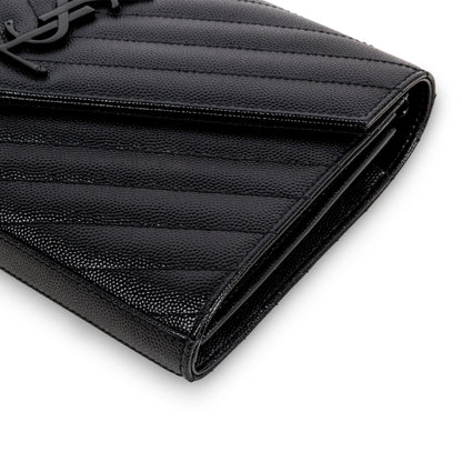 Saint Laurent Monogram Envelope Wallet on Chain