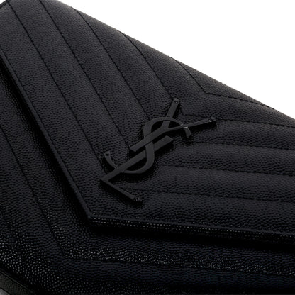 Saint Laurent Monogram Envelope Wallet on Chain